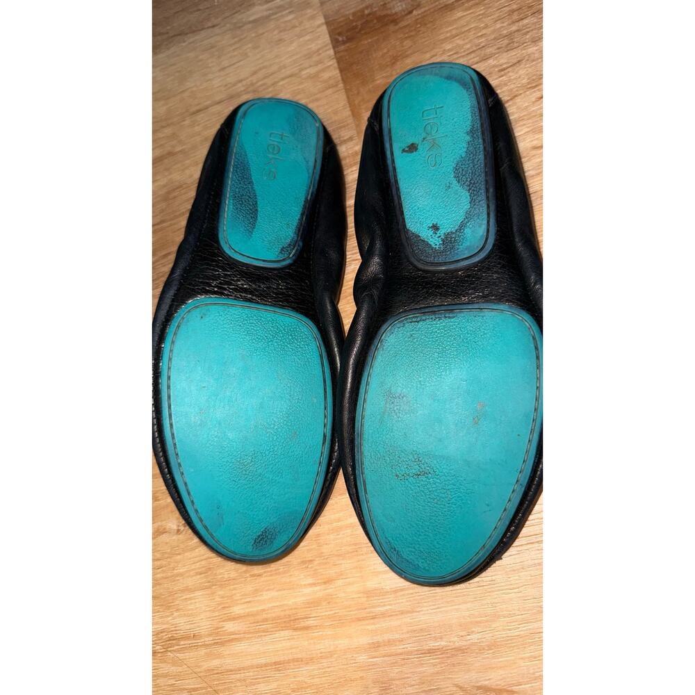 Tieks by Gavrieli Matte Black Leather Foldable Ballet Flats Womens Size 7 - Picture 3 of 3